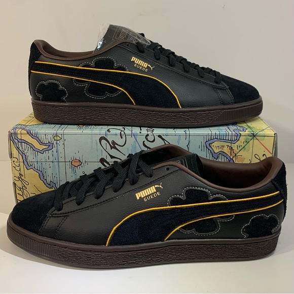 [BRAND NEW] PUMA SUEDE ONE PIECE BLACKBEARD TEECH MENS SHOES SIZE 11 SNEAKERS - Picture 3 of 11